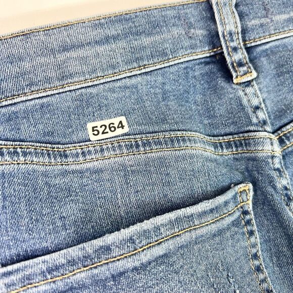 We The Free Skinny Jeans Women's 27 Blue Ripped Fringe Distressed Frayed Denim - Picture 10 of 10